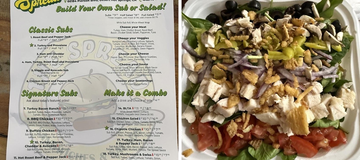The Spread Menu